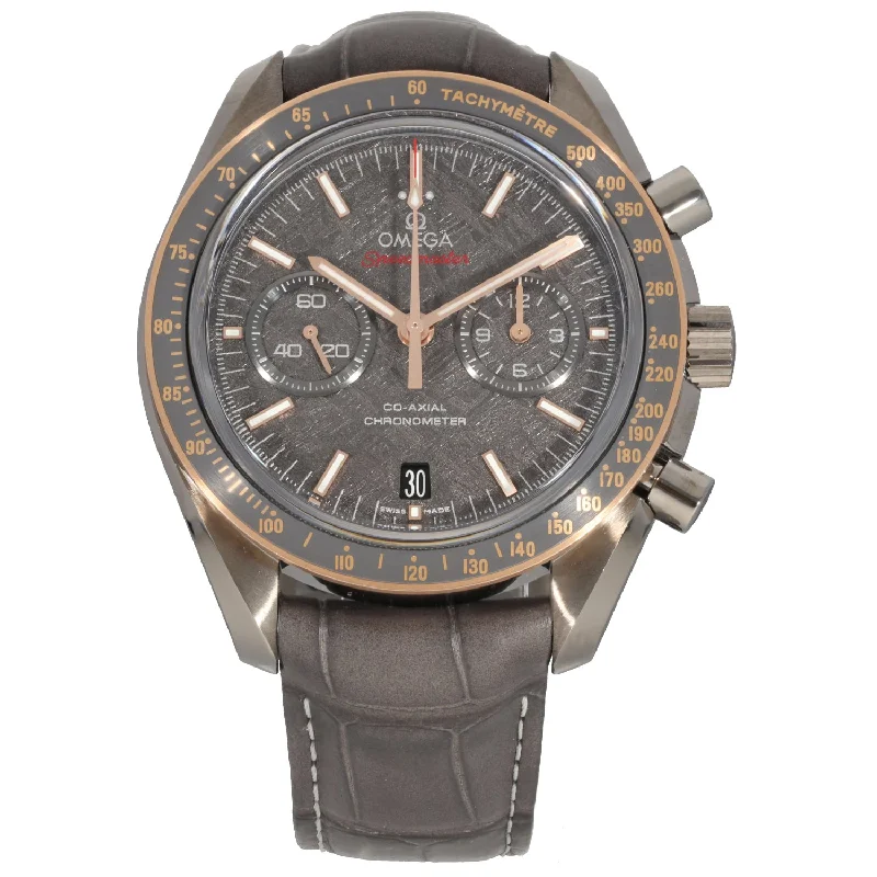 watch with soft leather -  Omega Speedmaster 311.63.44.51.99.001 44.25mm Ceramic Watch