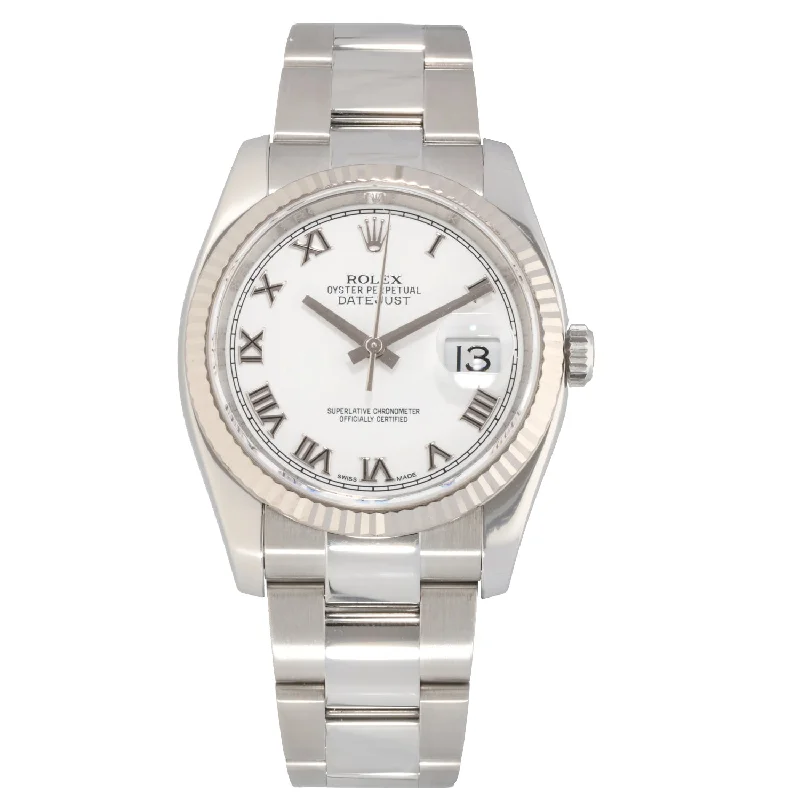 watch with slim face -  Rolex Datejust 116234 36mm Stainless Steel Watch