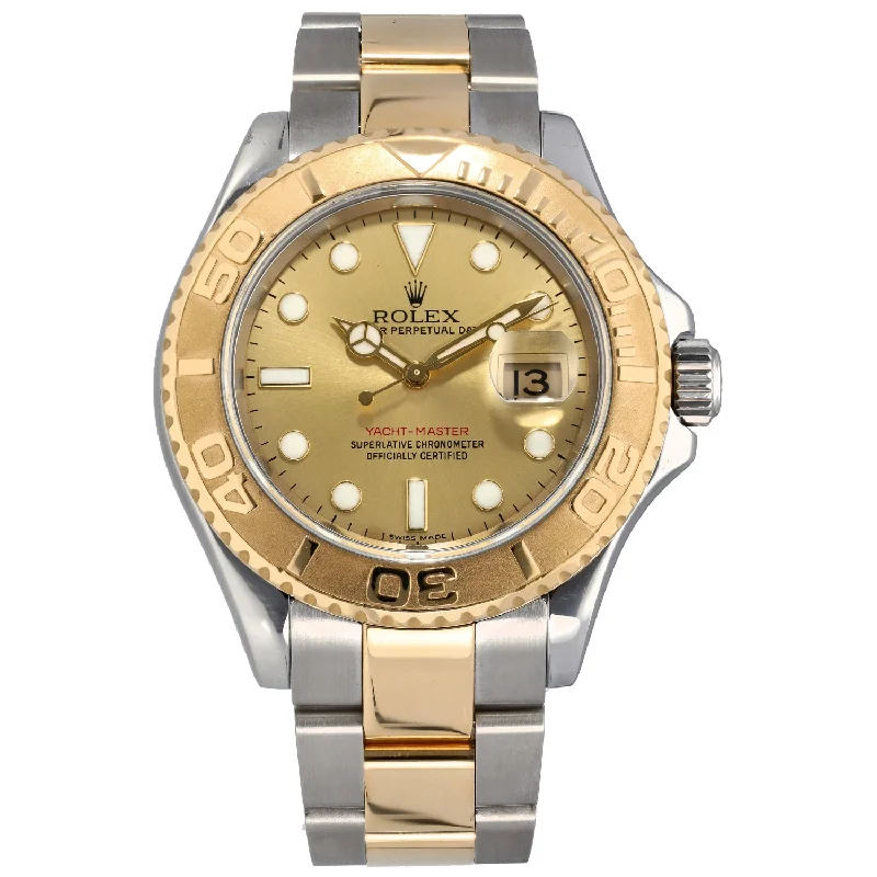 watch with purple case -  Rolex Yacht Master 16623 40mm Bi-Colour Watch