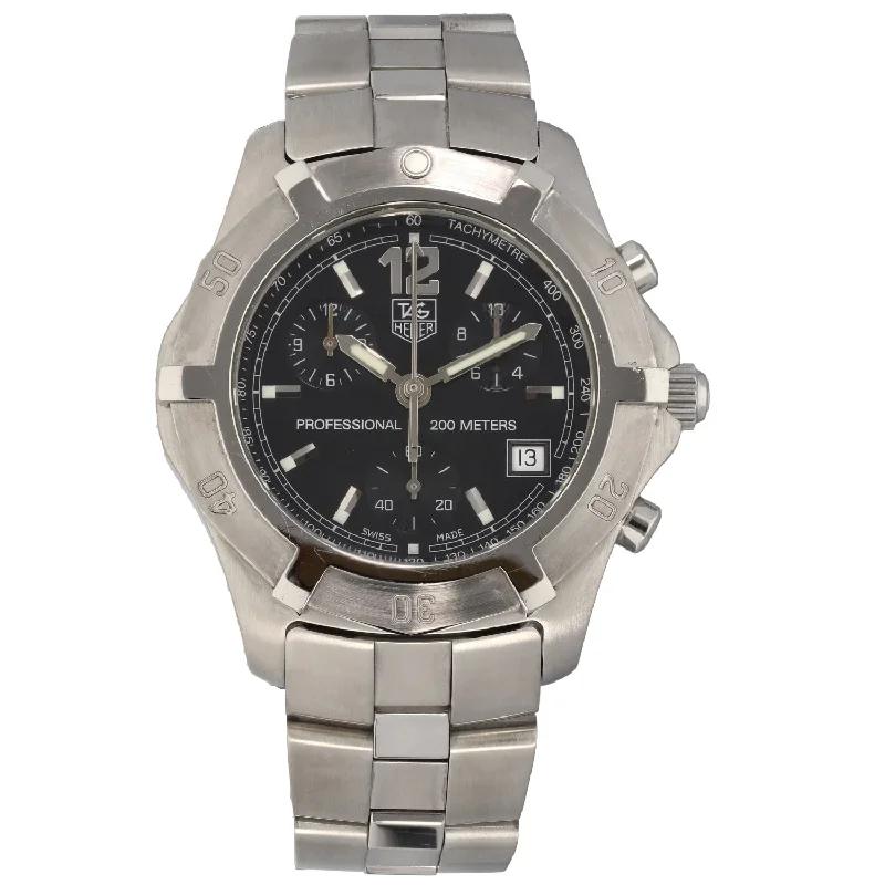 watch for chic looks -  Tag Heuer 2000 Exclusive CN1110 39mm Stainless Steel Watch