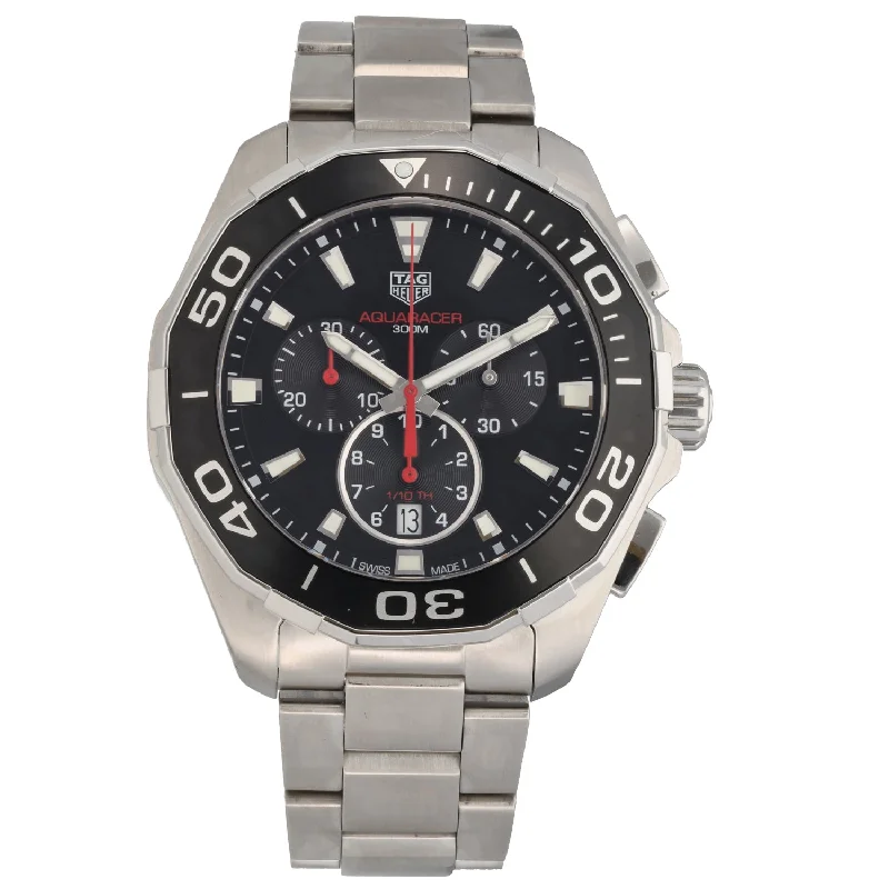 watch for luxury events -  Tag Heuer Aquaracer CAY111C 43mm Stainless Steel Watch