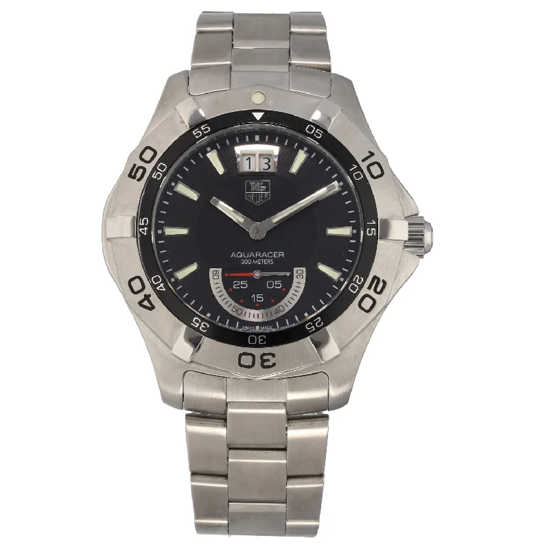 watch with bold strap -  Tag Heuer Aquaracer WAF1010 41mm Stainless Steel Watch