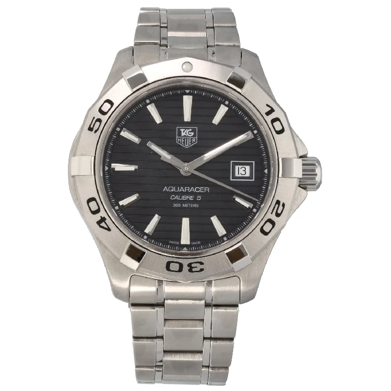 watch for urban style -  Tag Heuer Aquaracer WAP2010 41mm Stainless Steel Watch