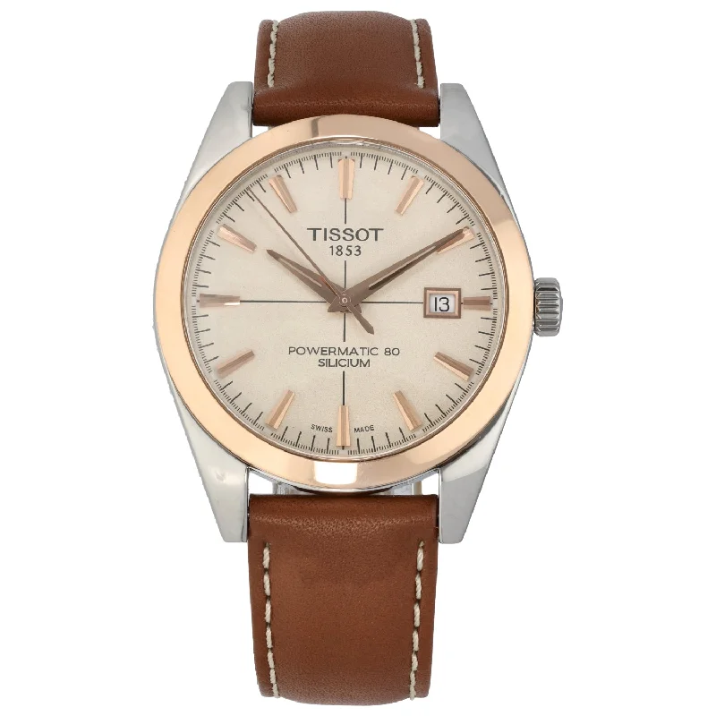 watch for refined taste -  Tissot Powermatic 80 T927407A 40mm Stainless Steel Watch