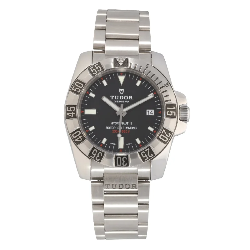 watch for bold style -  Tudor Hydronaut II 20040 40mm Stainless Steel Watch